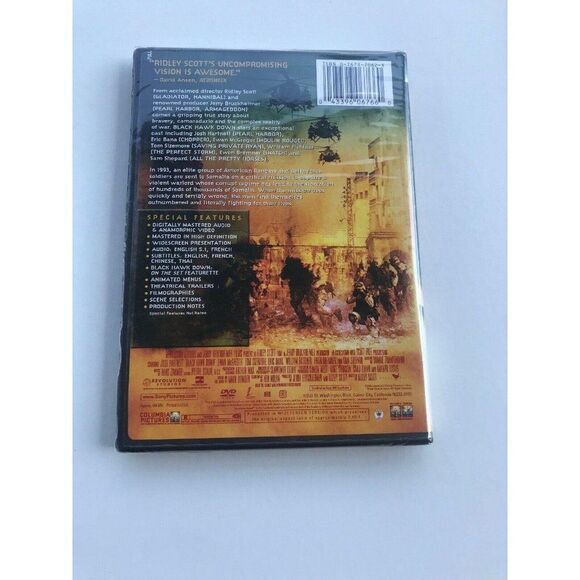 Black Hawk Down (DVD, 2002)-BRAND NEW - SEALED - N - Picture 2 of 2